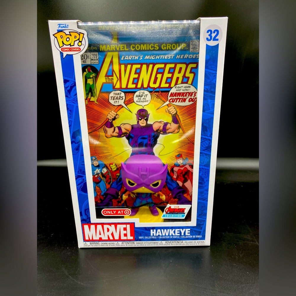 New Target Exclusive Hawkeye Cover The Avengers Funko POP!